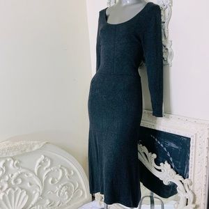 Survival Gray Sweater Knit Dress
